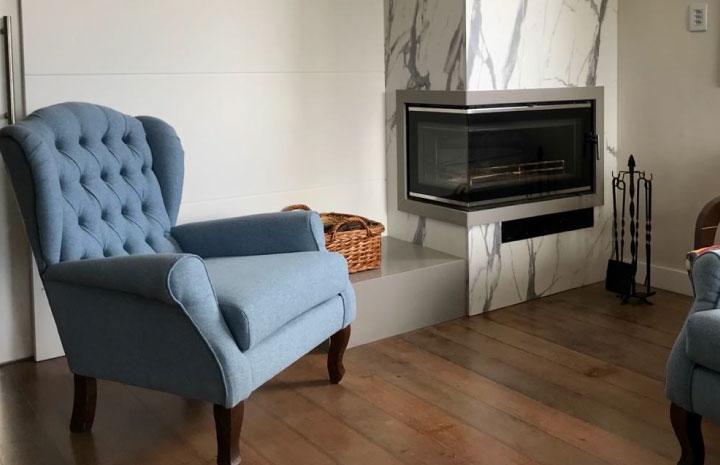 Lareira em Ferro Fundido